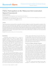 > employment insurance system (eis) covers all local private sector workers who have been retrench but not those resign voluntarily. Pdf Public Participation In The Malaysian Environmental Impact Assessment Kuok Ho Daniel Tang Academia Edu