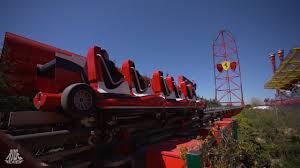 It is the tallest and fastest roller coaster in europe, as well as the tallest giga coaster. Red Force Ferrari Land Portaventura Intamin Lsm Coaster Youtube