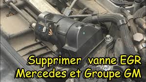 Comment Supprimer La Vanne Egr Sur Mercedes Opel Saab Youtube