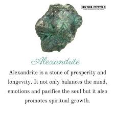 Alexandrite Crystal Healing Stones Energy Crystals Crystal Therapy