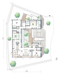 平屋の間取りが知りたい 平屋でおしゃれに住みたい 人のための 坪数別 ld別間取りモデル 住まいのお役立ち記事 間取り 中庭のある家 平屋 中庭のある家 間取り図
