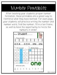 Number Practice 1 20 By Miss Kindergarten Love Teachers Pay Teachers In 2020 Writing Practice Love Teacher Number Words