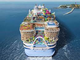 Images of Royal Caribbeans massive new cruise ship, Icon of the Seas, are  circulating online — and its freaking people out