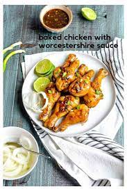 Baked Chicken With Worcestershire Sauce A Taste Of Joy And Love Recipe Baked Chicken Chicken Recipes Baked Chicken Wings