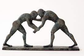 Maybe you would like to learn more about one of these? Ancient Greek Wrestling Athletes Bronze Statue Ancient Greece Etsy Greek Wrestling Ancient Greece Olympics Greek Sculpture