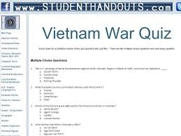 91 best vietnam war lesson plans images on pinterest from vietnam war worksheets , source: Vietnam War Quiz Worksheet For 10th 11th Grade Lesson Planet