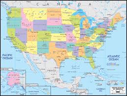 United states of america abstract map. Detailed Political Map Of United States Of America Ezilon Maps