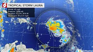 Thomas and, shortly after, hurricane maria landed on st. Tropical Storm Laura Shatters Record Sets Course Toward Us Kens5 Com