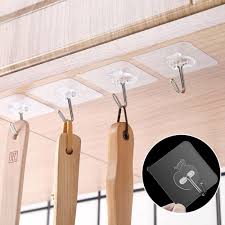 5 10 Buah Stainless Steel Apple Bentuk Transparan Seamless Hook Perekat Tahan Air Dapur Kamar Mandi Kuat Menempel Dinding Hoo Hooks Rails Aliexpress