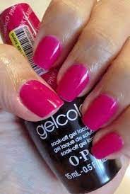 Unlike a traditional nail polish, . Opi Pink Flamenco Gelcolor Gc E44 Gelcolor Soak Off Gel Polish Opi Dark Pink Nails Raspberry Nails Nail Colors Winter