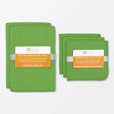 That said, some kitchen towels are designed to be really good at one specific thing. 5pk Microfiber Waffle Kitchen Towel And Dish Cloth Set Green Mu Kitchen Accuweather Shop