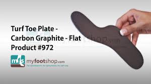 See a podiatrist to get special orthotic inserts. Tips For Buying A Carbon Graphite Turf Toe Plate Myfootshop Com Youtube