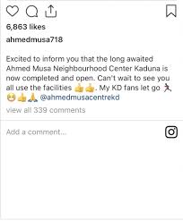 Event centre, football field, gym, pool and lots more. Super Eagles Star Opens Another Multi Million Naira Neighbourhood Sports Complex Infozer
