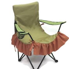 Fun Glamorous Camping Outdoor Seat Cover School Events Glam Camping Glamping Camping Chair Cover