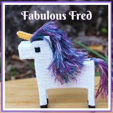 Witches brew cross stitch pattern. Fabulous Fred The 3d Cross Stitch Unicorn Pattern Notorious Needle