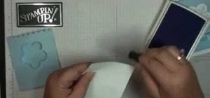 By making a personalised card sleeve, you can keep your cards or those you collect from others neatly organised. How To Make A Gift Card Holder Sleeve With Stampin Up Stencils Stamps Wonderhowto