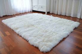 Design Oko Schaffell Teppich 150 X 200 Hochflor Langflor Shaggy Flokati Lounge Lammfellteppich Weiss Amazon De Kuche Weisser Teppich Schaffell Teppich