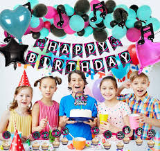Maybe you would like to learn more about one of these? Buy Girl Birthday Party Decorations Tic Toc Balloon Garland Happy Birthday Banner And Cake Toppers For Girls Music Themed Party Decorations Online In Poland B08l63ysln