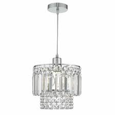 3d crystal glass trophy laser led light base square display stand touch switch. Kyla Crystal And Chrome Easy Fit Pendant Lighting Company