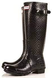 Maybe you would like to learn more about one of these? Black Carnaby Geometric Wellies By Hunter Shoe Brands Shoes Boots Shoe Boots Shoes