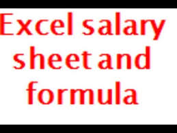 The malaysia tax calculator assumes this is your annual salary before tax. Excel Salary Sheet And Formula Free Learning Center Excel Formula Excel Free Learning