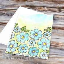 If you have a nice curated set of paints (a.k.a. Diy Greeting Cards Easy Watercolor Cards Happy Hour Projects