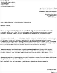 Exemple Lettre De Motivation Cap Petite Enfance Staffsocial