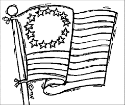 Free printable & coloring pages. American Revolution Oldflag4c Coloring Page Wecoloringpage Coloring Home