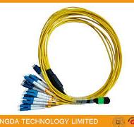 24Cores Multi Fiber Bundle MTP MPO Cable MPO LC Fan Out Patch Cord 2mm