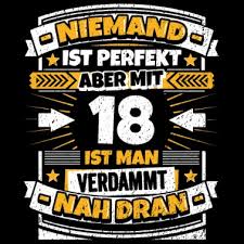 18 Geburtstag Ladebalken Witzig Spruch Männer T Shirt Spreadshirt