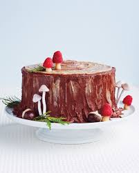 Yule Log Layer Cake Recipe Recipe Cake Recipe Martha Stewart Cake Christmas Baking