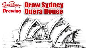How To Draw Sydney Opera House Zeichnung Vorlagen Zeichnen