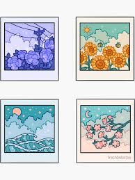 We print the highest quality aesthetic anime stickers on the internet. Polaroid Nature Pics Sticker By Freshbobatae Sticker Art Aesthetic Stickers Bullet Journal Stickers