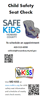 Howard County Md Child Safety Seat Checks This Week 9 19 23 Free Child Safety Seat Carseat Safety Children
