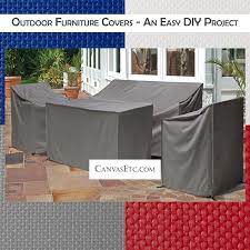 Covering modern outdoor furniture with a fabric furniture cover protects the chair from the elements, or creates a decorator's look for your patio. Outdoor Furniture Covers An Easy Diy Project Canvas Etc