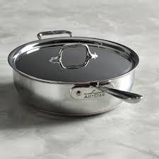 All Clad Copper Core 4 Qt Essential Pan All Clad Stainless Steel Cleaning Cookware Set