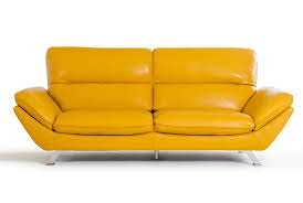 We use cookies to customize content for your viewing and for analytics. Divani Casa Daffodil Modern Yellow Italian Leather Sofa Set