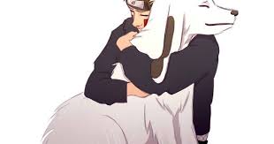 Rasen Hug Photo Kiba And Akamaru Naruto Shippuden Anime Anime Naruto