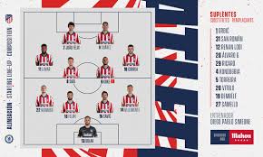 Atleti were going to start the match on the front foot, looking to possess the ball very. Club Atletico De Madrid Web Oficial Here S Our Starting Xi Vs Chelsea