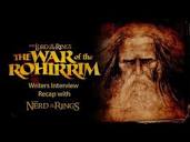 LOTR Rohirrim Writers FIRST Interview Recap with Nerd of the Rings ...