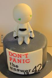 The Ultimate Question Of Life The Universe And Everything Answer He Turned 42 Today And Got This Birthday Cake Cake Birthday Cake 42nd Birthday