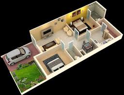 Foundation Dezin Decor 3d Home Plans 3d House Plans 2bhk House Plan House Construction Plan