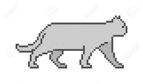 Wir machen uns die mühe und nehmen eigene und bestehende motive die wir finden und pixeln diese nach. Vector Pixel Art Katze Die Auf Einem Weissen Hintergrund Pixel Katze Fur 8 Bit Videospiele Lizenzfrei Nutzbare Vektorgrafiken Clip Arts Illustrationen Image 52617619