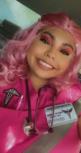 Nurse Pink is in for duty #Halloween whvmitocm