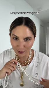 Real pearls vs fake pearls ✨🐚 #pearls #jewellery #pearlnecklace