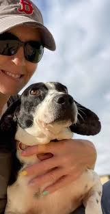 Reserved ❤️Nefeli was headed to a kill shelter so we took her to the vets  cages waiting for us to have space for him after the flight She is a puppy  and