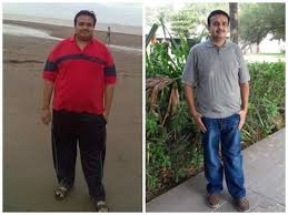 This Mans 47 Kg Weight Loss With This Diet And Without Gym