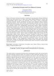 Kata ganti / pronomina adalah jenis kata yang digunakan untuk menggantikan nomina / frasa nomina dan kemudian memberikan nama seseorang secara tidak langsung. Pdf Komunikasi Interpersonal Guru Bahasa Di Jerman Language Teacher Interpersonal Communication In Germany