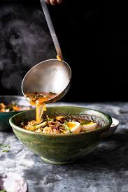 Feel Good Spicy Ramen With Sweet Potatoes And Crispy Shallots Half Baked Harvest Recipe Half Baked Harvest Recipes Sweet Potato Soup Crispy Shallots