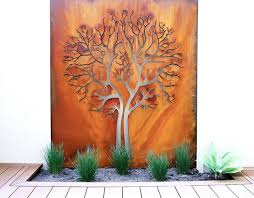 Acier Corten 50 Idees De Deco Jardin Tres Tendance Deco Murale Exterieur Deco Jardin